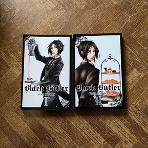 Black Butler Manga Volumes 1 and 2